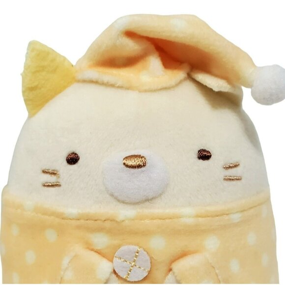 Sumikko Gurashi Plush Neko Cat Pajamas San-X Konna Ouchini Sumitaina Kitty 4” - Picture 6 of 12